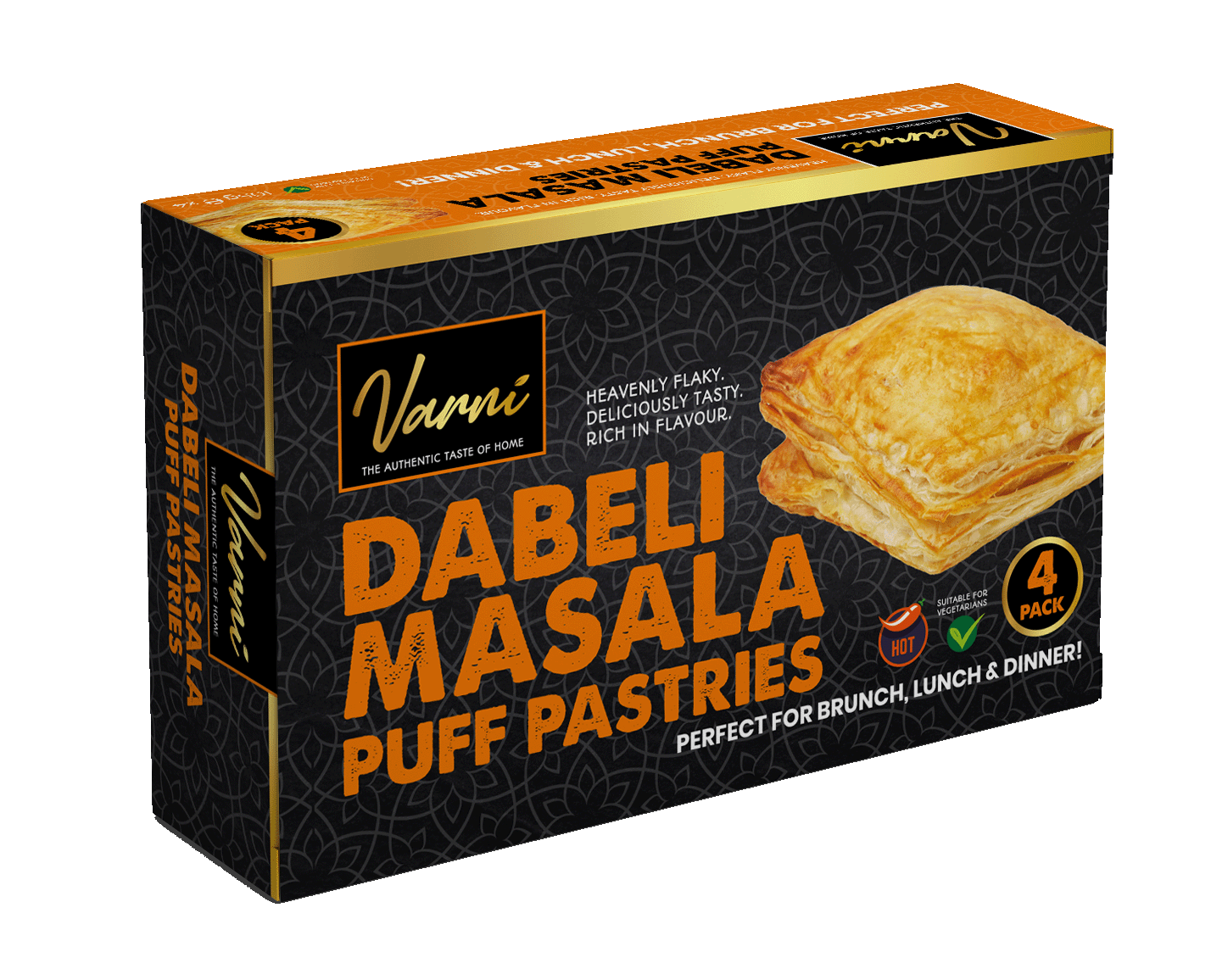 Dabeli Masala Puff Pastries Pk Mahaprasad