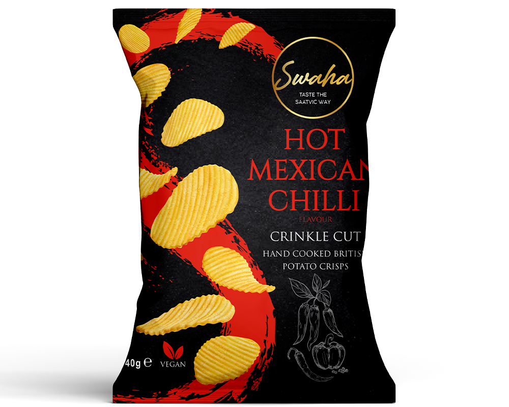 Crinkle Cut Hot Mexican Chilli 40g - Box of 24
