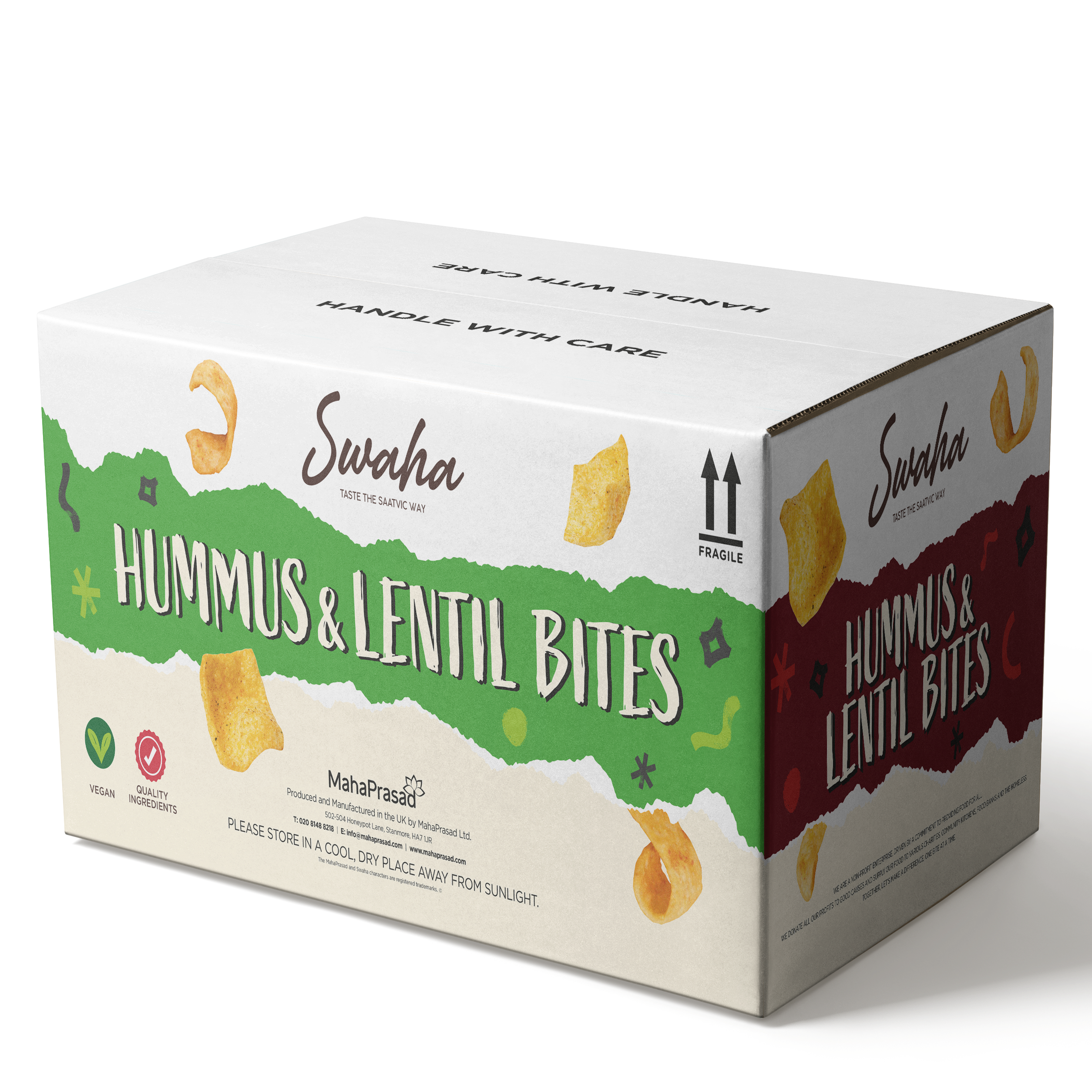 Tomato and Herb - Lentil Hummus Bites 40g - Box Of 24