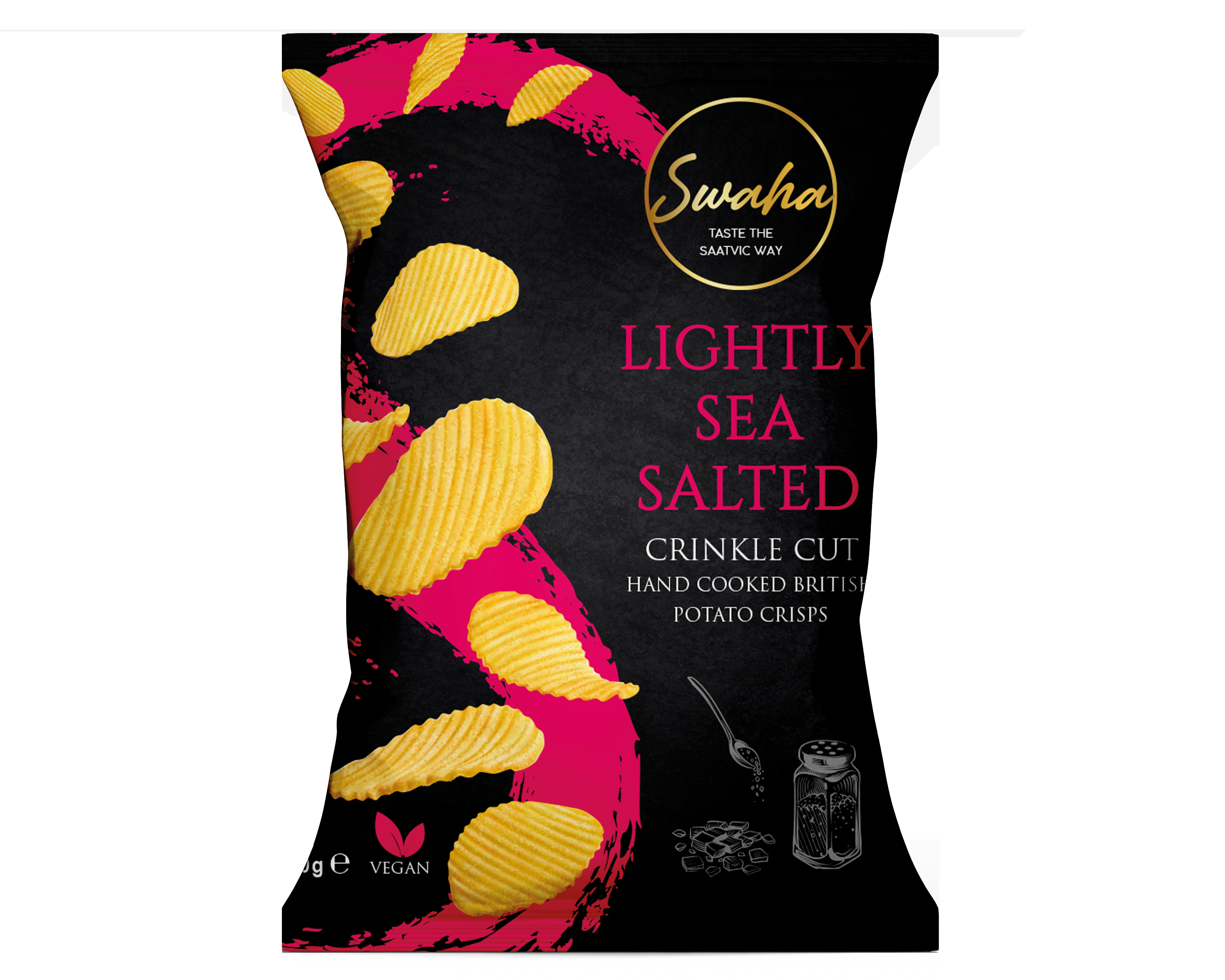 Crinkle Lightly Sea Salted 40g - Box of 24