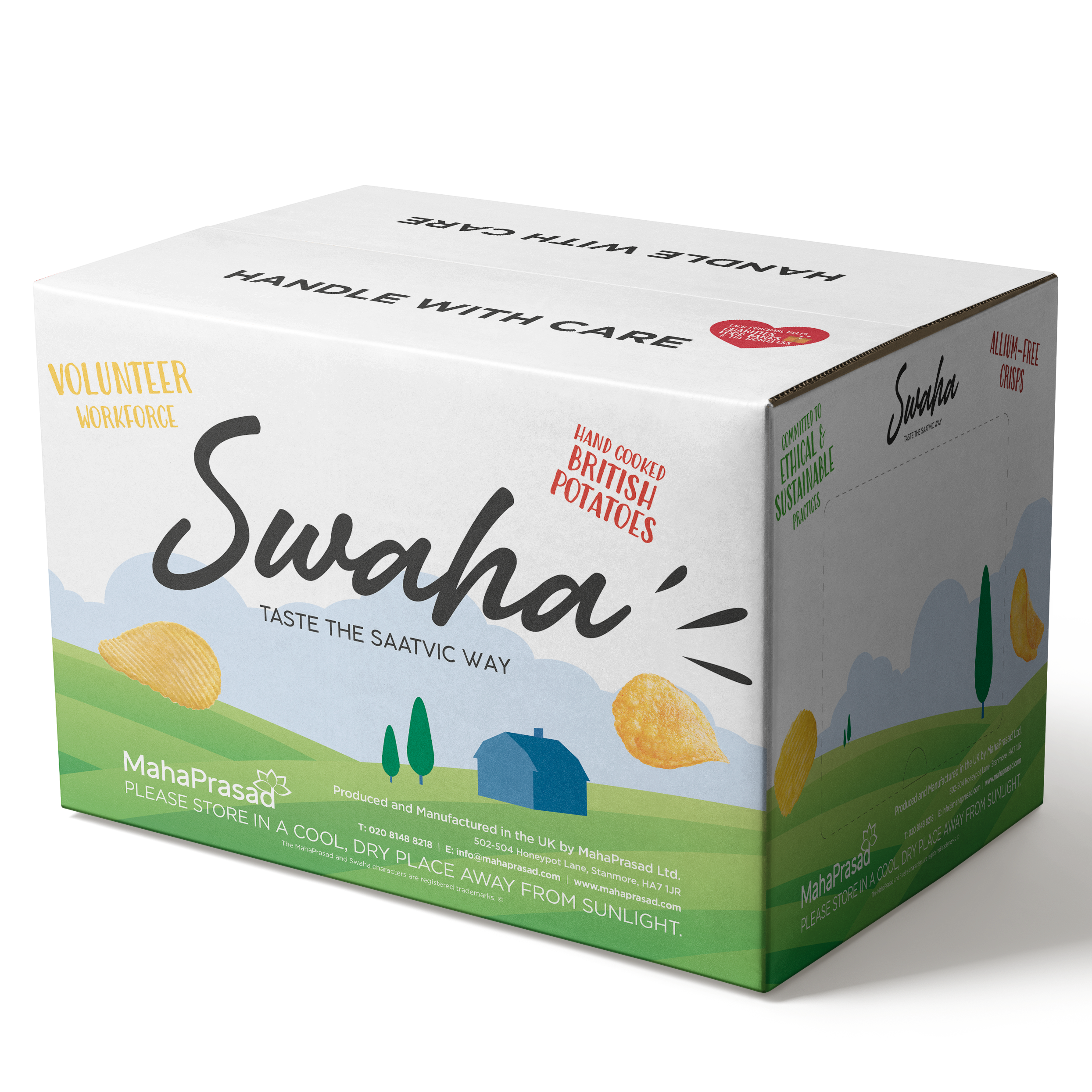 Crinkle Lightly Sea Salted 40g - Box of 24