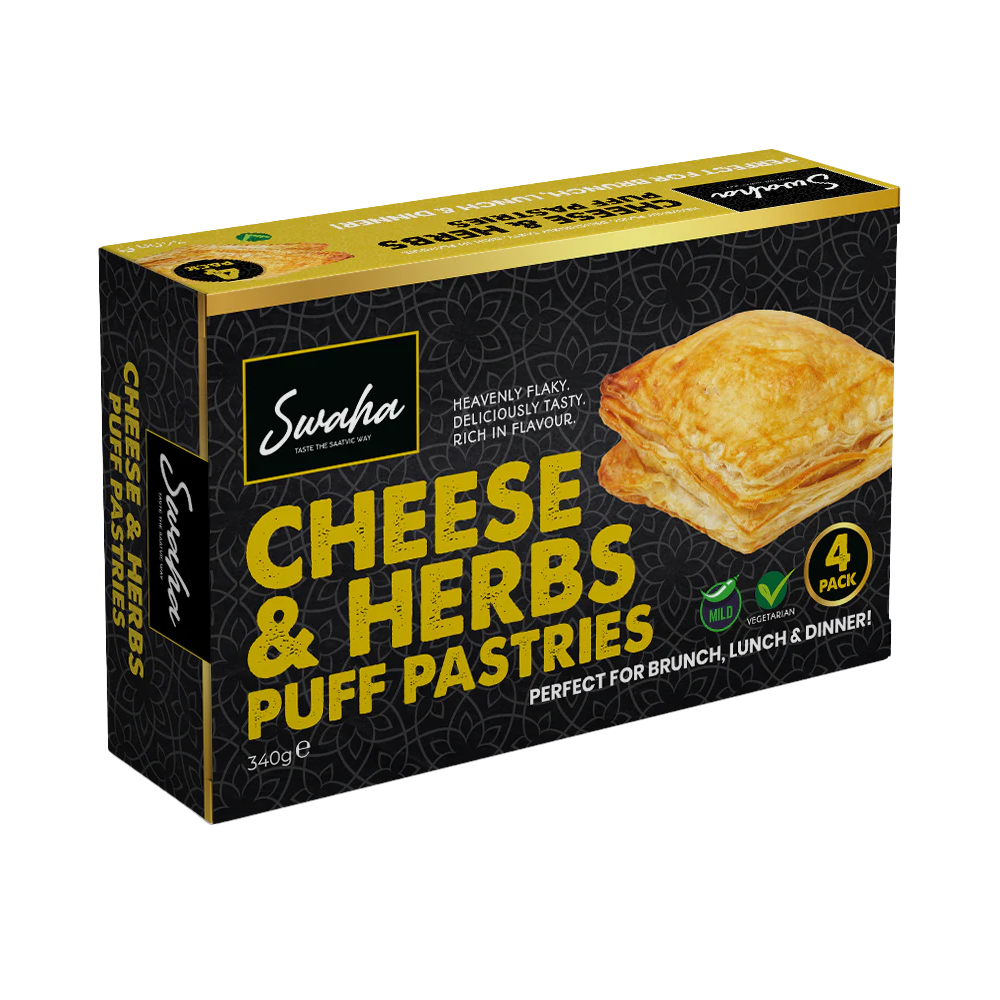 Cheese & Herb Puff Pastries - 4pk