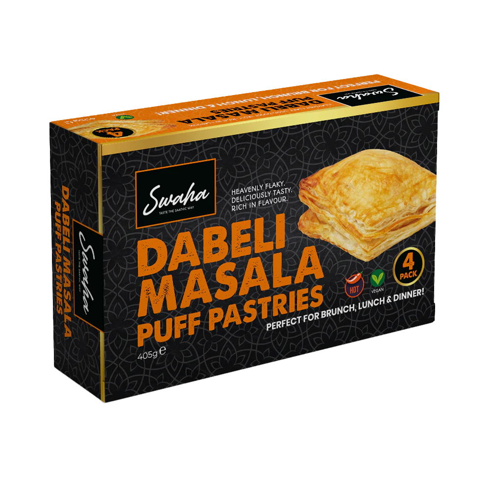 Dabeli Masala Puff Pastries - 4pk