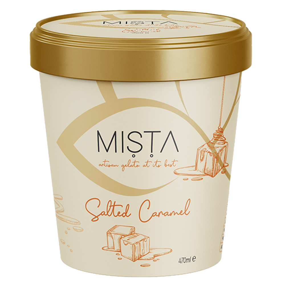 Salted Caramel Gelato Ice Cream 470ml