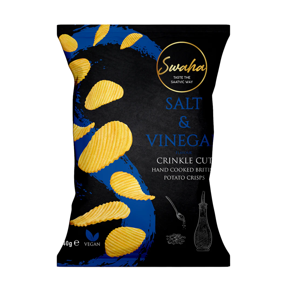Salt & Vinegar Crinkle 40g - Box Of 24